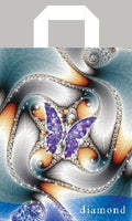 Пакет с петлевой ручкой "Diamond butterfly" (23x29)