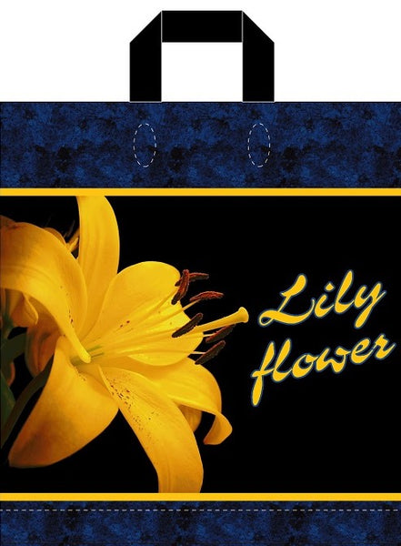 Пакет с петлевой ручкой "Lily flower" (38x42)